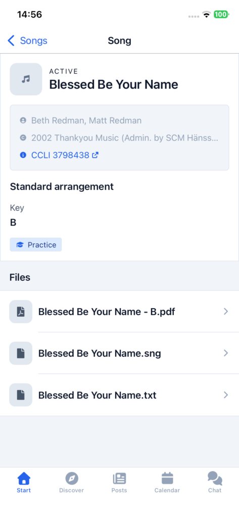 Screenshot of a song with the "Learning" badge